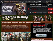 Tablet Screenshot of offtrackbettingcalifornia.com